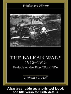 cover image of The Balkan Wars 1912-1913
